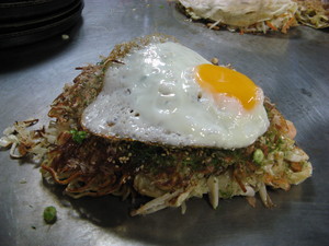 お好み焼き完成