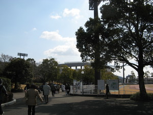 スタジアムへ