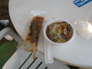 モツ煮と牛串