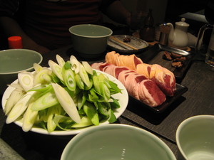 鴨肉とねぎ