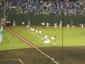 チアとコバトンで煽って