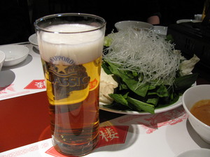 ビールと野菜