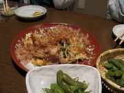 鰹節に隠れたゴーヤチャンプルー