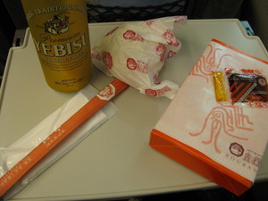 豚まんと餃子とビール