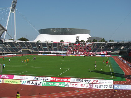 スタジアムが大きい・・・のか