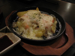 ポテトのめんたいチーズ焼き