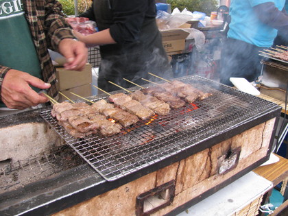 焼いています
