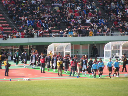選手入場