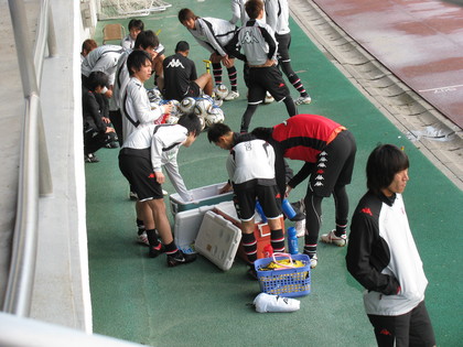 ボトル準備中