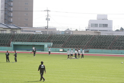 FW陣はシュート練習
