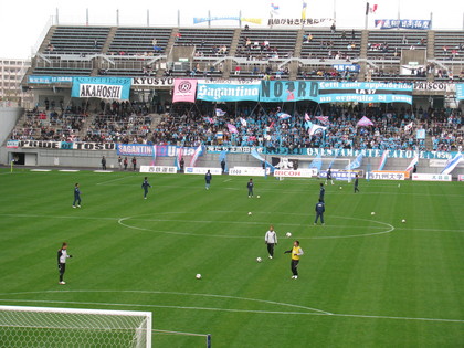 まもなく試合が始まります