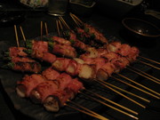 餅ベーコンとアスパラベーコン