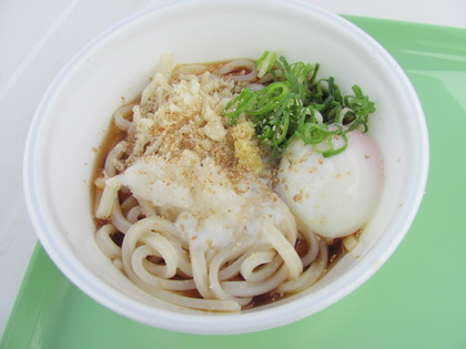 冷たいぶっかけうどん