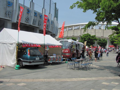 森のイカめしとバスラーメン