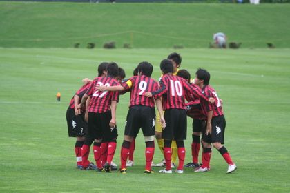 円陣がほぐれたところ