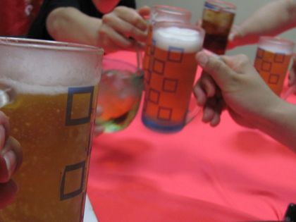 ささやかに飲んで