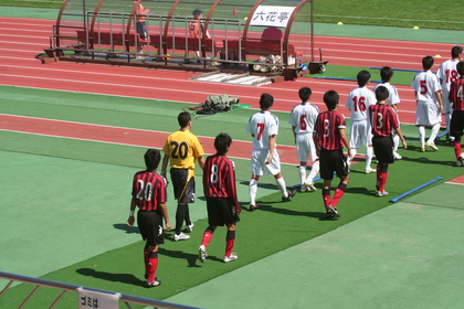 選手入場の続き