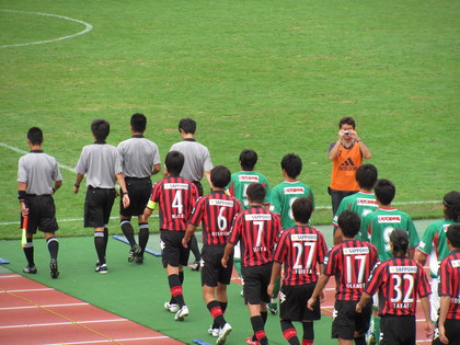 選手入場
