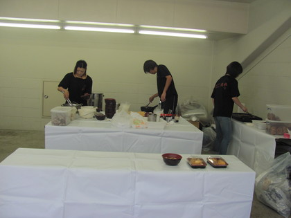 純平店長焼いてます