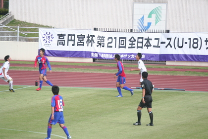試合中