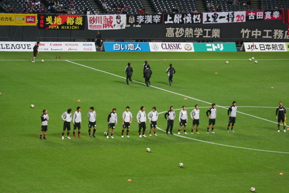 フィールドプレイヤーも出てきました