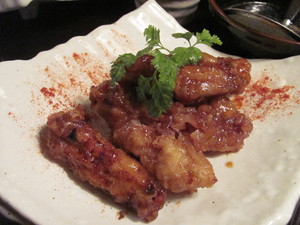 中標津の鶏の甘辛揚げ