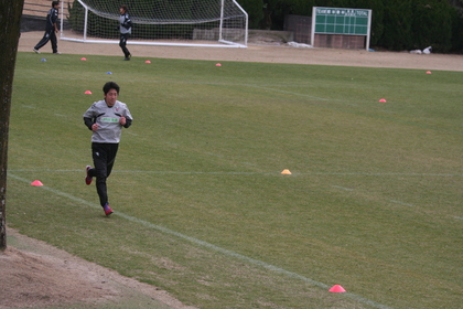 陽輔はランニング。裕樹くんも別メニュー。