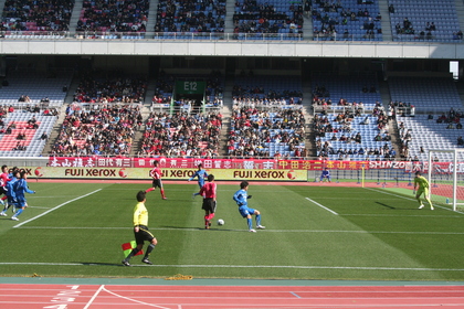 J選抜が攻め込んでいくところ