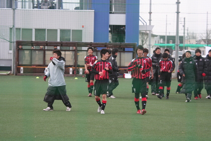 拓馬と夢実が先頭で