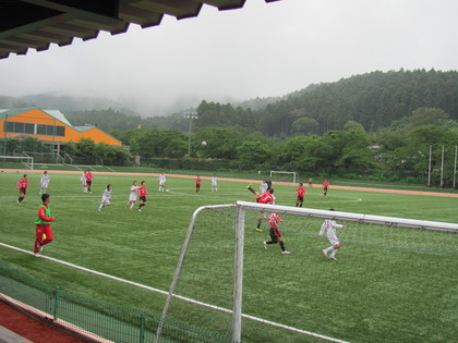 名古屋と八千代が試合中