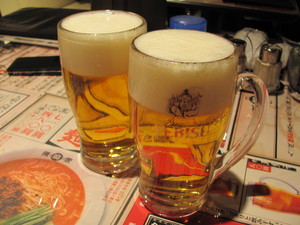 昼から祝杯