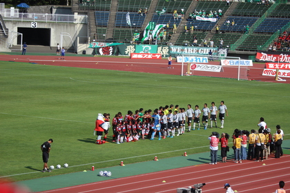 試合が始まります