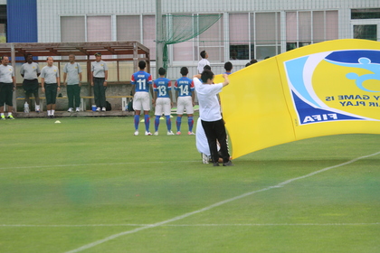 マレーシア国歌演奏中