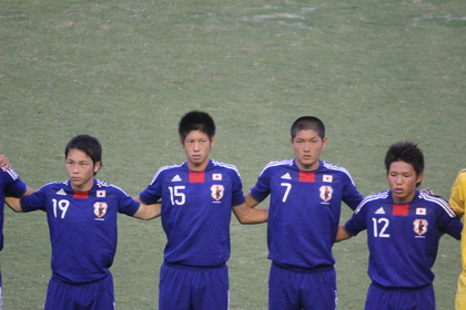 一部選手のアップ