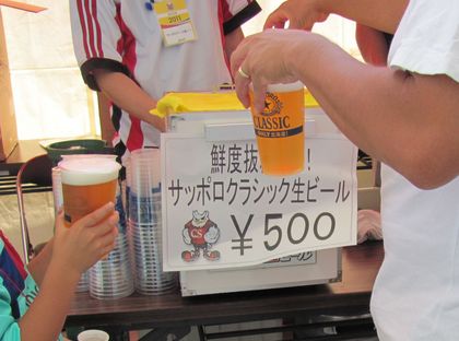 ビールにもドーレくん