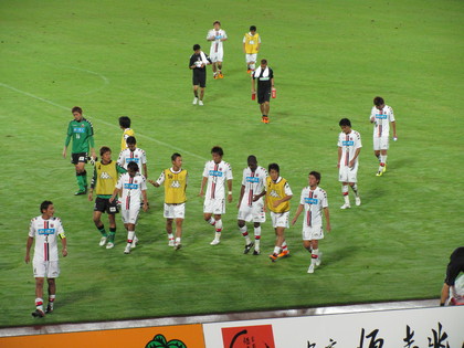 試合後に挨拶