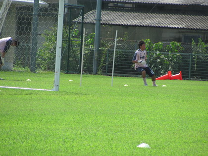 ＧＫ練習中