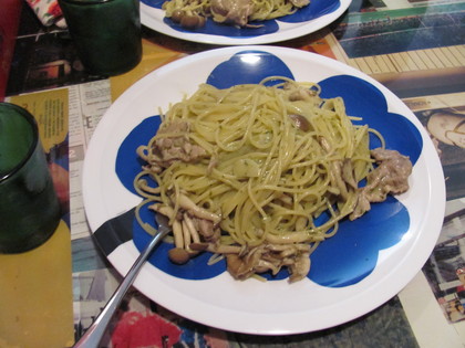 パスタも食べちゃった