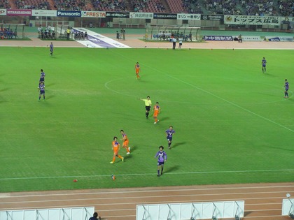 試合中