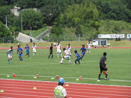 試合中