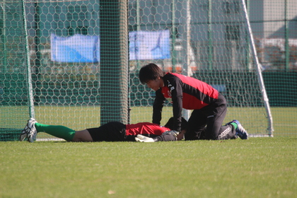 GK陣もストレッチ