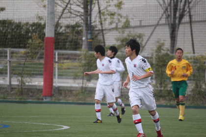 前半試合中