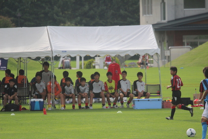 ベンチの選手たち