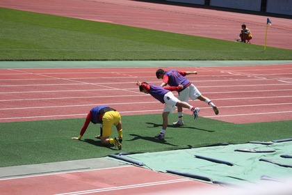 体幹トレーニング中