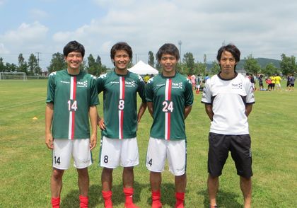 試合後に