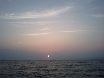 夕日