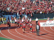 試合後の選手たち