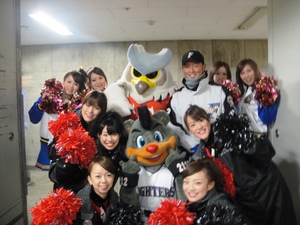ファイターズガールの皆さんと☆