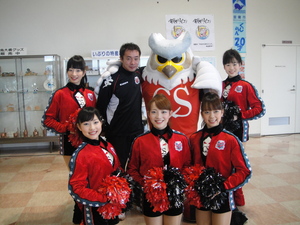 with 三浦コーチ&ドーレくん