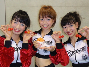 しおり☆ひかる☆あんり☆で記念写真